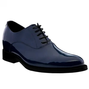 Uomo GUIDOMAGGI Cerimonia | Stringate>Sicily - Classiche scarpe da uomo con tacco in Pelle Vernice Fino a 8 cm più alto
