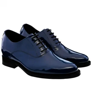 Uomo GUIDOMAGGI Cerimonia | Stringate>Sicily - Classiche scarpe da uomo con tacco in Pelle Vernice Fino a 8 cm più alto