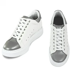 Uomo GUIDOMAGGI Sneakers>Silver Spring - sneakers con rialzo in Pelle Da 6 a 8 cm più alto