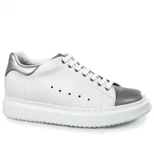 Uomo GUIDOMAGGI Sneakers>Silver Spring - sneakers con rialzo in Pelle Da 6 a 8 cm più alto