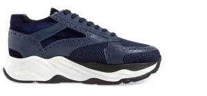 Uomo GUIDOMAGGI Sneakers>Skywalker - chunky sneakers in Mix Pelle/Tessuto Da 6 a 11 cm più alto