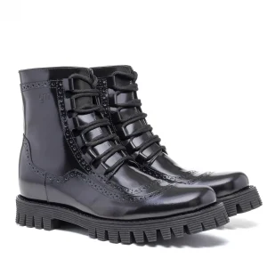 Uomo GUIDOMAGGI Anfibi>Sloane Square - Stivali con rialzo interno da uomo in Pelle Pieno Fiore da 6 a 10 cm più alto