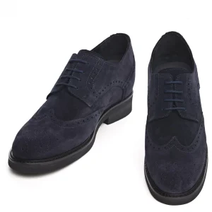 Uomo GUIDOMAGGI Stringate>Smyrna - Classiche rialzate da uomo in Pelle Scamosciato da 6 a 8 cm più alto