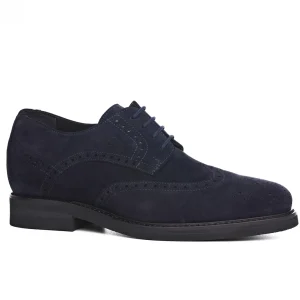 Uomo GUIDOMAGGI Stringate>Smyrna - Classiche  rialzate da uomo  in Pelle Scamosciato da 6 a 8 cm più alto
