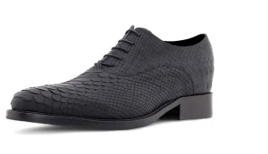 Uomo GUIDOMAGGI Scarpe In Pelle Esotica>South Africa - Classiche Esotiche scarpe con rialzo di lusso in Pelle Pitone da 6 a 8 cm più alto