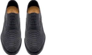 Uomo GUIDOMAGGI Scarpe In Pelle Esotica>South Africa - Classiche Esotiche scarpe con rialzo di lusso in Pelle Pitone da 6 a 8 cm più alto