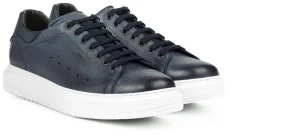 Uomo GUIDOMAGGI Sneakers>Southlake - Sneakers con rialzo interno da uomo in Pelle Pieno Fiore da 6 a 8 cm più alto