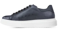 Uomo GUIDOMAGGI Sneakers>Southlake - Sneakers con rialzo interno da uomo in Pelle Pieno Fiore da 6 a 8 cm più alto