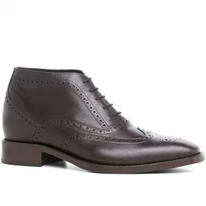 Uomo GUIDOMAGGI Polacchine>Spoleto - Stivali  con rialzo in Pelle Pieno Fiore da 6 a 8 cm più alto