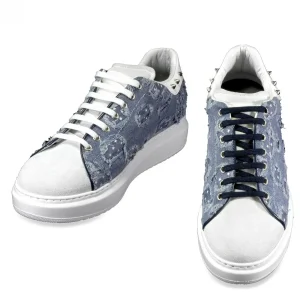 Uomo GUIDOMAGGI Sneakers>Star City - Sneakers uomo con rialzo interno in Mix Pelle Fino a 8 cm più alto