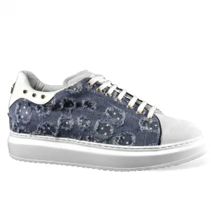 Uomo GUIDOMAGGI Sneakers>Star City - Sneakers uomo con rialzo interno in Mix Pelle Fino a 8 cm più alto