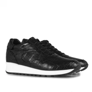 Uomo GUIDOMAGGI Scarpe In Pelle Esotica | Sneakers>State Street - sneakers con rialzo in Pelle Da 6 a 8 cm più alto