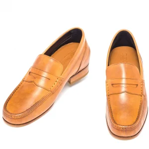 Uomo GUIDOMAGGI Penny Loafers>Stroget - Mocassini con rialzo interno in Pelle Pieno Fiore Fino a 8 cm più alto