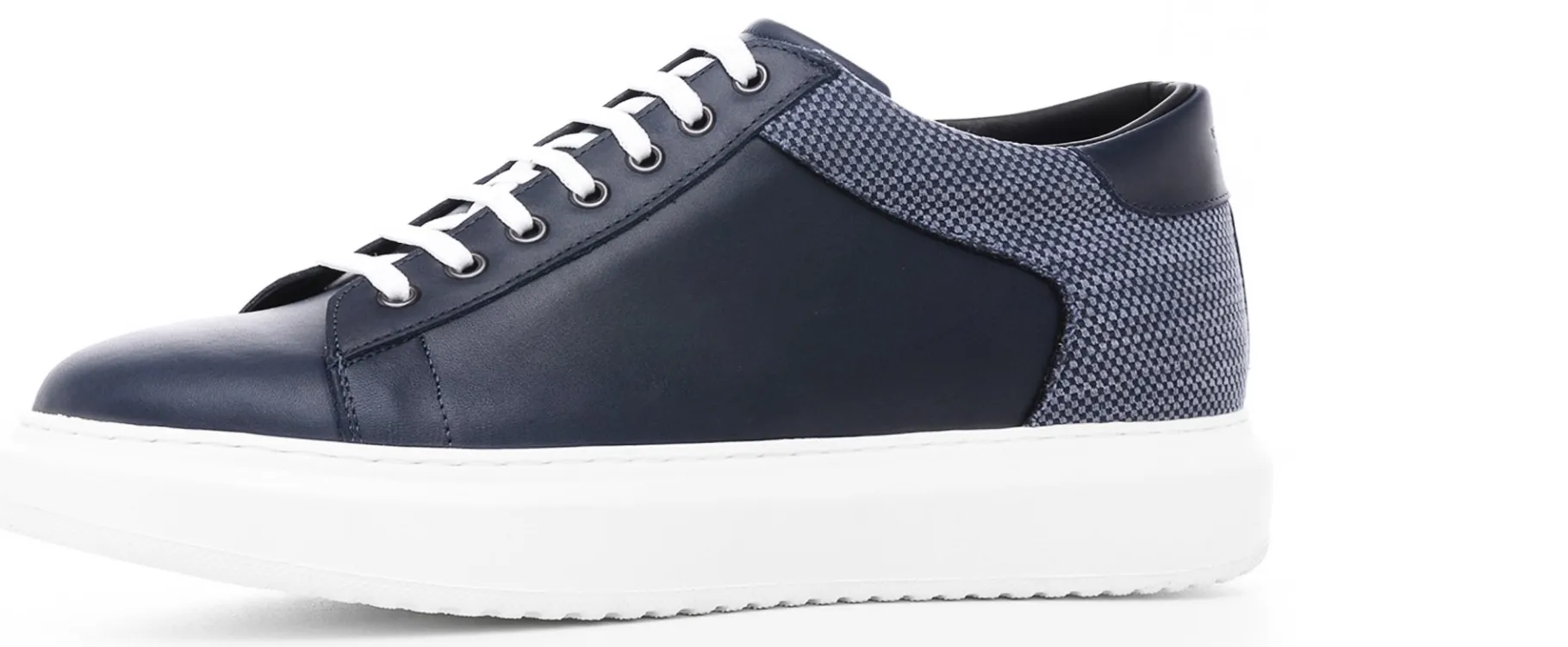 stuart__sneakers_con_rial_2.webp Uomo GUIDOMAGGI Sneakers>Stuart - Sneakers con rialzo in Mix Pelle/Tessuto da 6 a 8 cm più alto