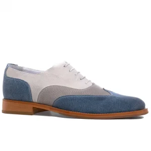 Uomo GUIDOMAGGI Stringate>Sulmona - Classiche  scarpe uomo con rialzo  in Tessuto da 6 a 8 cm più alto