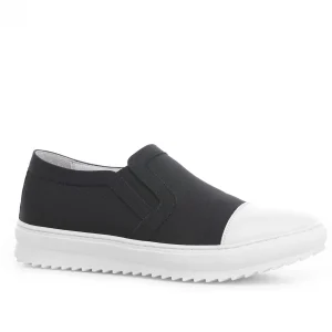 Uomo GUIDOMAGGI Slip-on>Swansea - Slip-On con rialzo in Mix Pelle Tessuto Fino a 6.5 cm più alto