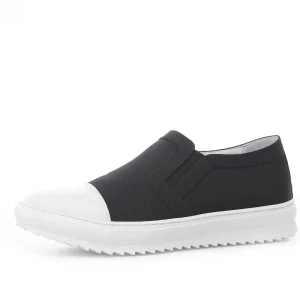Uomo GUIDOMAGGI Slip-on>Swansea - Slip-On con rialzo in Mix Pelle Tessuto Fino a 6.5 cm più alto