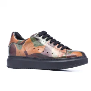 Donna GUIDOMAGGI Scarpe Donna>Takeshita Street W - Sneakers con rialzo in Pelle Pieno Fiore da 6 a 8 cm più alto