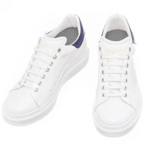 Uomo GUIDOMAGGI Scarpe In Pelle Esotica | Sneakers>Tasmania - Sneakers Esotiche casual con rialzo interno in Mix Pelle da 6 a 8 cm più alto