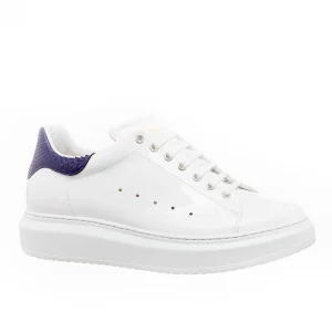 Uomo GUIDOMAGGI Scarpe In Pelle Esotica | Sneakers>Tasmania - Sneakers Esotiche casual con rialzo interno in Mix Pelle da 6 a 8 cm più alto