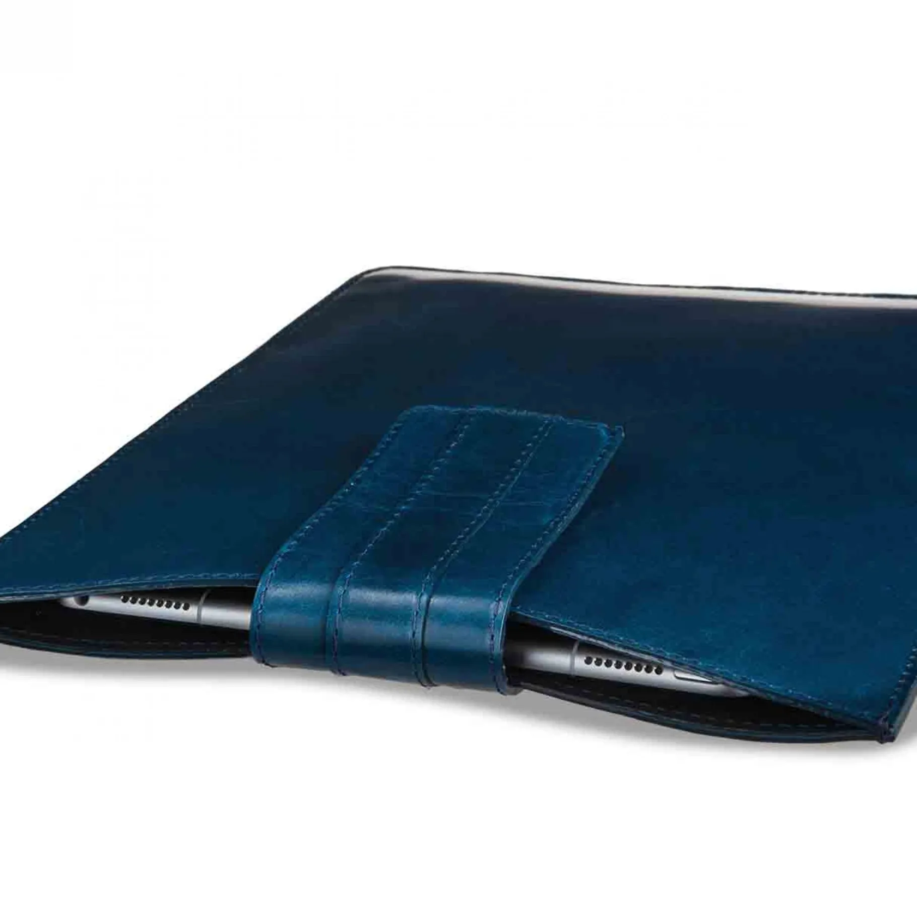 thalia__porta_ipad_shell__3.webp GUIDOMAGGI Pelletteria>Thalia - Porta Ipad shell cordovan in Pelle