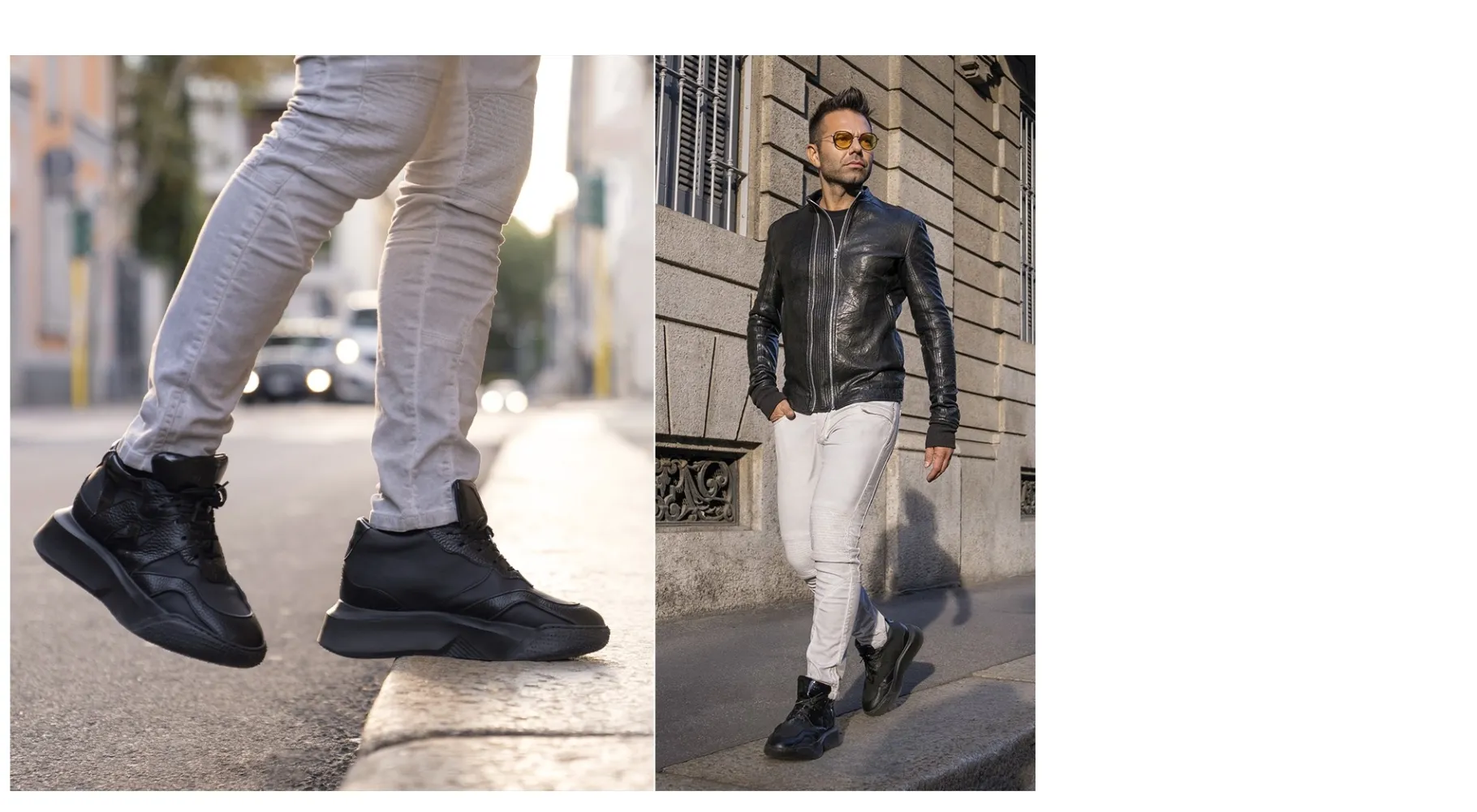 the_legend__chunky_sneake_5.webp Uomo GUIDOMAGGI Sneakers>The Legend - chunky sneakers in Mix Pelle Da 6 a 10 cm più alto