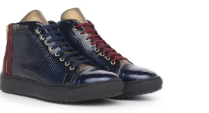 Uomo GUIDOMAGGI Sneakers>The Venetian - Sneakers uomo con rialzo interno in Mix Pelle Fino a 8 cm più alto