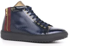 Uomo GUIDOMAGGI Sneakers>The Venetian - Sneakers uomo con rialzo interno in Mix Pelle Fino a 8 cm più alto