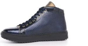 Uomo GUIDOMAGGI Sneakers>The Venetian - Sneakers uomo con rialzo interno in Mix Pelle Fino a 8 cm più alto
