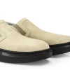 Uomo GUIDOMAGGI Slip-on>Tierra -slipon con rialzo in Mix Pelle/Tessuto fino a 6 cm più alto