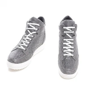 Uomo GUIDOMAGGI Scarpe In Pelle Esotica | Sneakers>Tobago -sneakers coccodrillo in Pelle Da 6 a 10 cm più alto