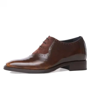 Uomo GUIDOMAGGI Stringate>Trento - Classiche  scarpe uomo con rialzo in Mix Pelle da 6 a 8 cm più alto