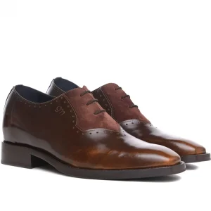 Uomo GUIDOMAGGI Stringate>Trento - Classiche  scarpe uomo con rialzo in Mix Pelle da 6 a 8 cm più alto