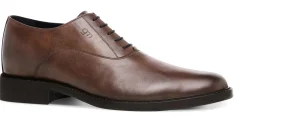 Uomo GUIDOMAGGI Cucitura Goodyear | Stringate>Treviso - Classiche scarpe con rialzo in Pelle Pieno Fiore da 6 a 8 cm più alto