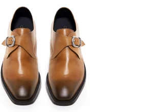Uomo GUIDOMAGGI Fibbie>Trieste - Classiche  scarpe uomo con rialzo  in Pelle Pieno Fiore da 6 a 8 cm più alto