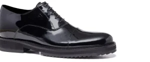 Uomo GUIDOMAGGI Cerimonia | Stringate>Trocadèro - Classiche  scarpe uomo con rialzo  in Pelle Vernice Fino a 8 cm più alto