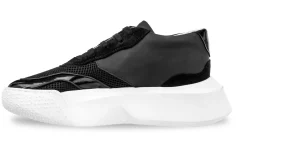Uomo GUIDOMAGGI Sneakers>Tyga - chunky sneakers in Mix Pelle/Tessuto Da 6 a 10 cm più alto