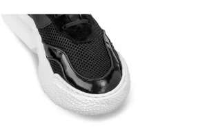 Uomo GUIDOMAGGI Sneakers>Tyga - chunky sneakers in Mix Pelle/Tessuto Da 6 a 10 cm più alto