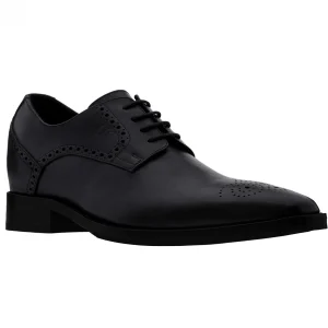 Uomo GUIDOMAGGI Stringate>United Kingdom - Classiche scarpe da uomo con tacco in Pelle Pieno Fiore fino a 8 cm più alto