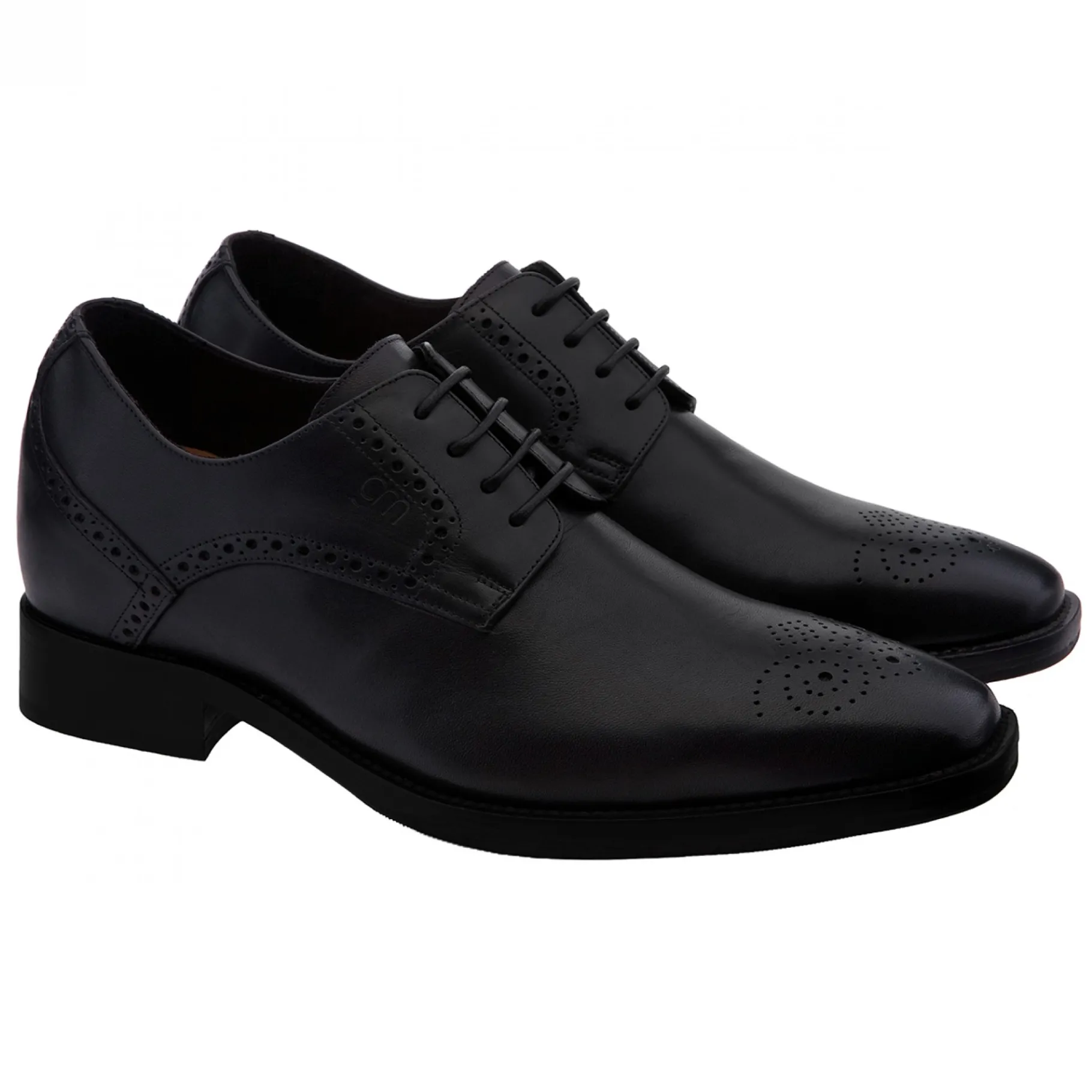 united_kingdom__classiche_4.webp Uomo GUIDOMAGGI Stringate>United Kingdom - Classiche scarpe da uomo con tacco in Pelle Pieno Fiore fino a 8 cm più alto