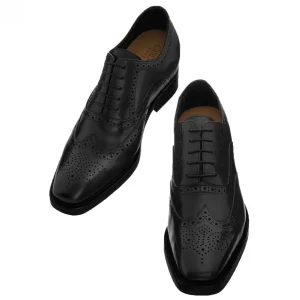 Uomo GUIDOMAGGI Stringate>USA - Classiche scarpe da uomo con rialzo in Pelle Pieno Fiore fino a 8 cm più alto