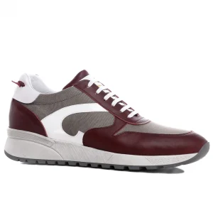 Uomo GUIDOMAGGI Sneakers>Utah - Sneakers con rialzo in Mix Pelle da 6 a 8 cm più alto