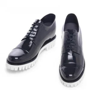Uomo GUIDOMAGGI Stringate>Valencia - Classiche scarpe rialzanti in Pelle Vernice da 6 a 8 cm più alto