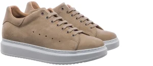 Uomo GUIDOMAGGI Sneakers>Valletta - Sneakers casual con rialzo interno in Pelle Scamosciato da 6 a 8 cm più alto