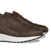 Uomo GUIDOMAGGI Sneakers>Varenne Brown - sneakers rialzanti in Pelle Da 6 a 10 cm più alto