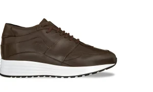 Uomo GUIDOMAGGI Sneakers>Varenne Brown -  sneakers rialzanti in Pelle Da 6 a 10 cm più alto
