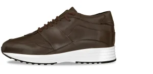 Uomo GUIDOMAGGI Sneakers>Varenne Brown -  sneakers rialzanti in Pelle Da 6 a 10 cm più alto
