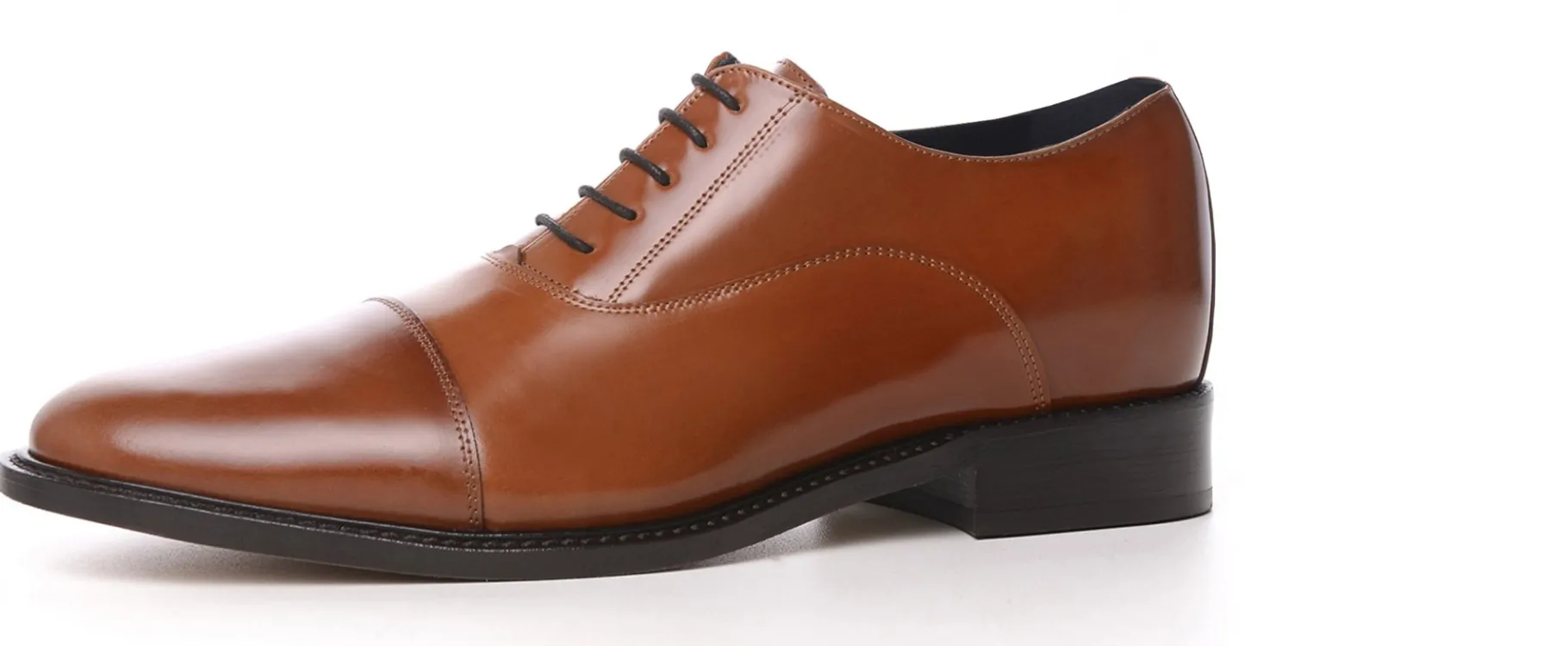 varese__classiche_scarpe__2.webp Uomo GUIDOMAGGI Shell Cordovan | Cucitura Goodyear>Varese - Classiche scarpe con rialzo in Pelle Shell Cordovan da 6 a 8 cm più alto