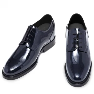 Uomo GUIDOMAGGI Cerimonia | Stringate>Via della Spiga - Classiche  scarpe con rialzo in Pelle Vernice Fino a 8 cm più alto