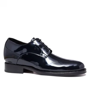 Uomo GUIDOMAGGI Cerimonia | Stringate>Via della Spiga - Classiche  scarpe con rialzo in Pelle Vernice Fino a 8 cm più alto